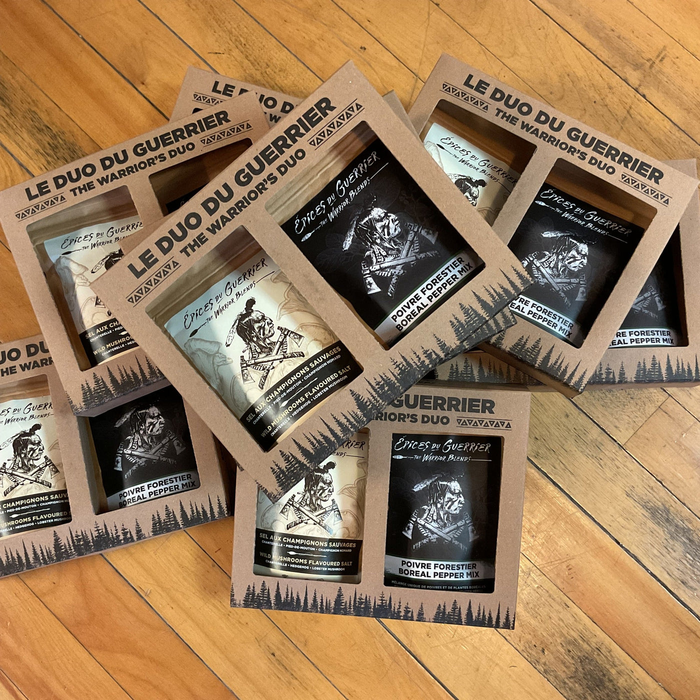 Mushroom Sea Salt & Boreal Pepper – Artisan Seasoning Gift Set - The Warrior Blends - USA