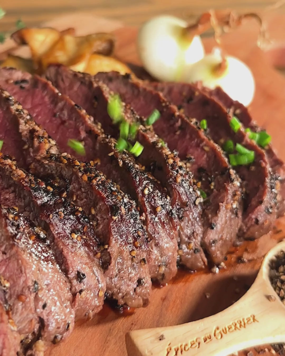 Steak Filet with The Warrior Blends Boreal Pepper