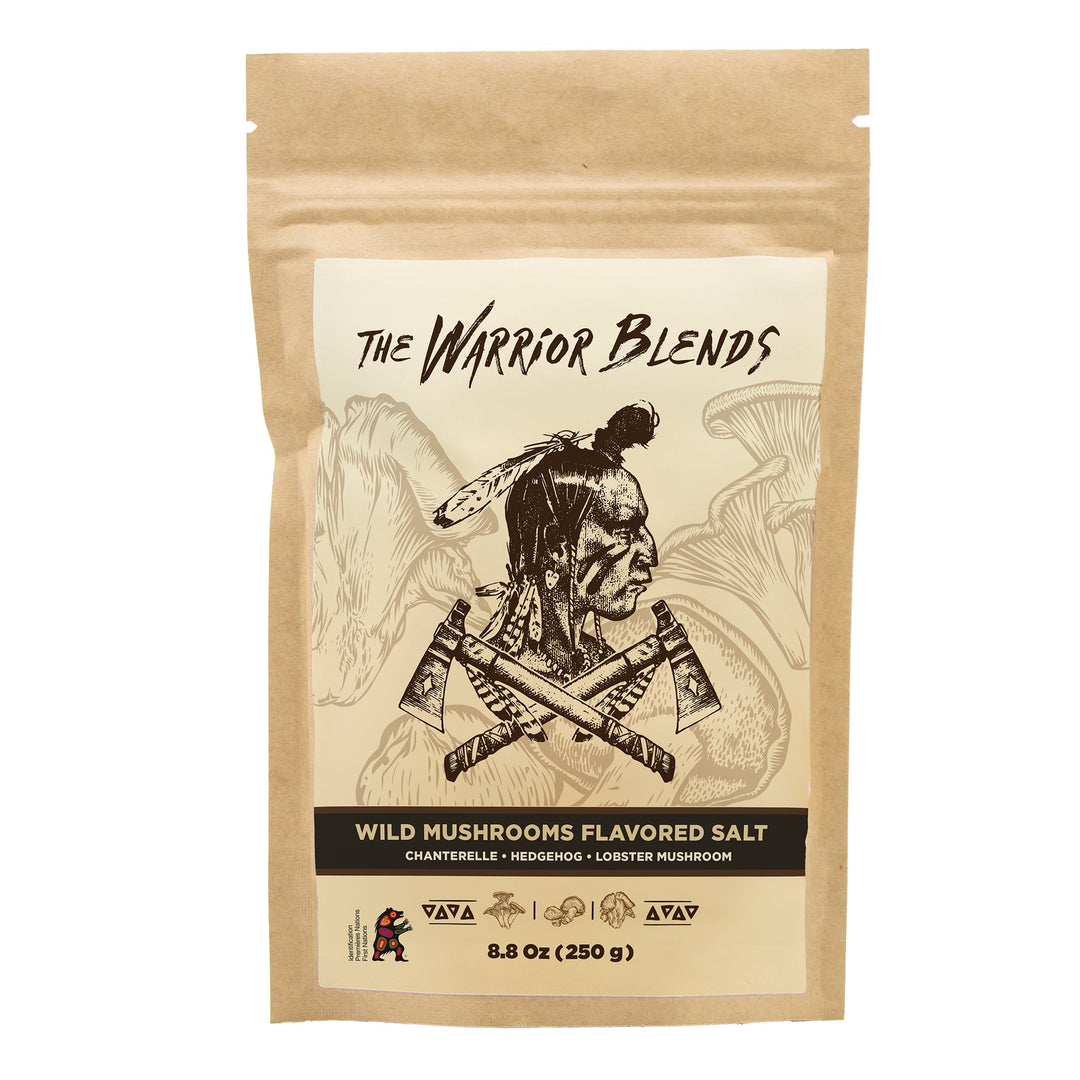 Wild Mushroom Finishing Salt – Hand Forged, Umami - Rich, Earthy & Savory Blend - The Warrior Blends - USA