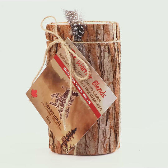 Traditional Warriors Blend Gift Log - Sweet & Savory with Maple and Green Alder Pepper