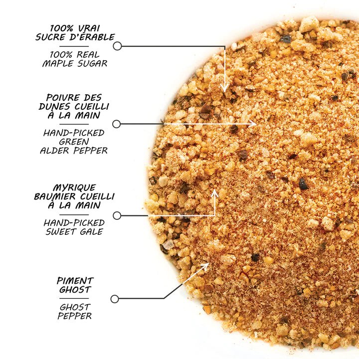 Tomahawk Warriors Blend – Smoky & Spicy Dry Rub with Maple & Green Alder Pepper - The Warrior Blends - USA