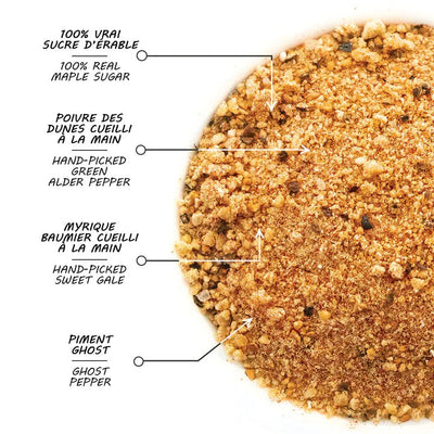 Tomahawk Warriors Blend – Smoky & Spicy Dry Rub with Maple & Green Alder Pepper - The Warrior Blends - USA